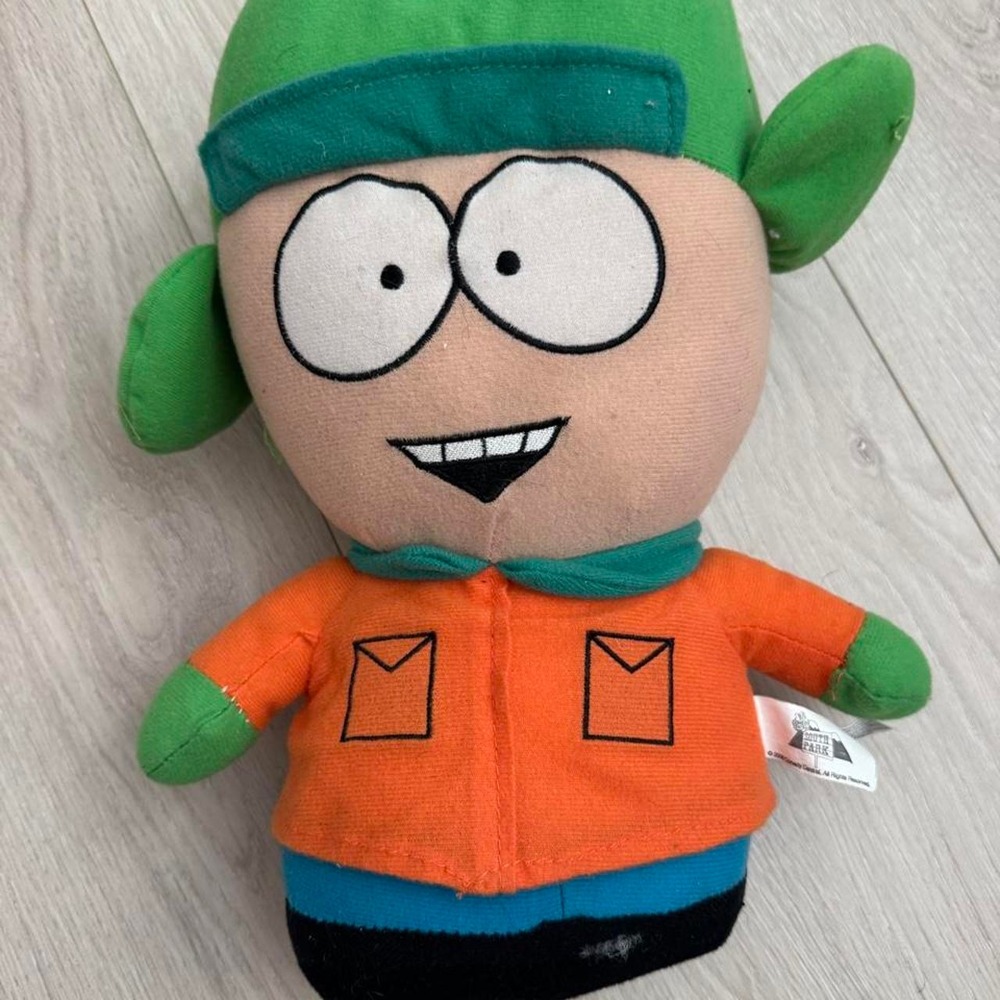 Nanco South Park Kyle Broflovski Plush Doll Toy Orange Green 2012